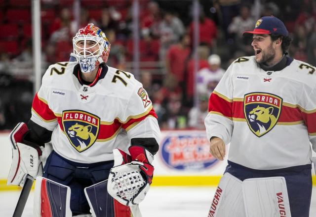 Kamratskapet mellan Florida Panthers målvakter Sergei Bobrovsky och Alex Lyon